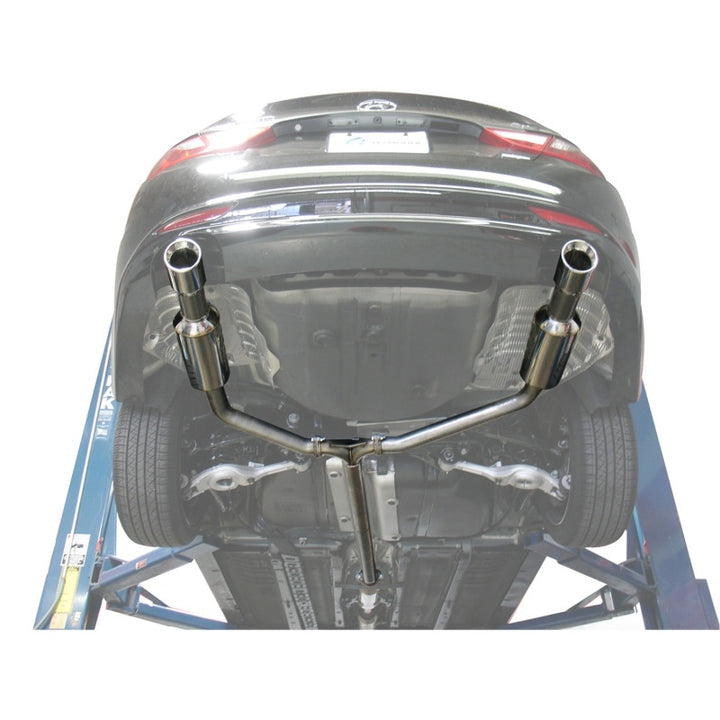 Injen 2011-14 Hyundai Sonata/Kia Optima 2.0L - 3inch Cat Back w/ Dual 60mm Mufflers - Bull Strap