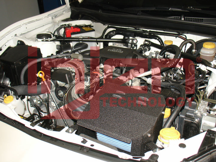 Injen 2013+ Subaru BRZ 2.0L Wrinkle Black Short Ram Intake w/ MR Tech/Air Fusion - Bull Strap