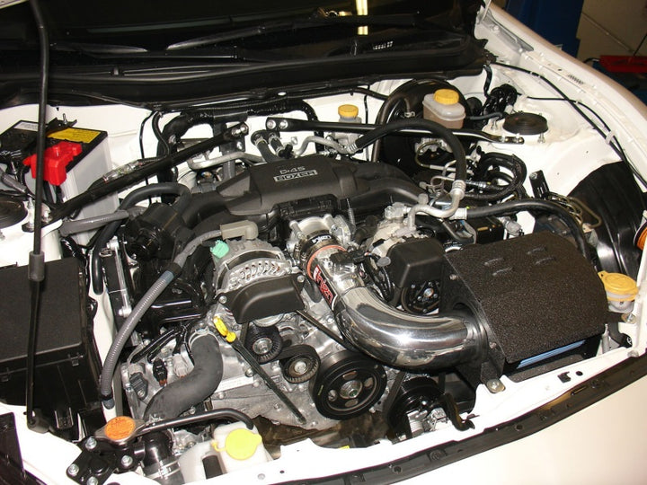 Injen 2013+ Subaru BRZ 2.0L Wrinkle Black Short Ram Intake w/ MR Tech/Air Fusion - Bull Strap