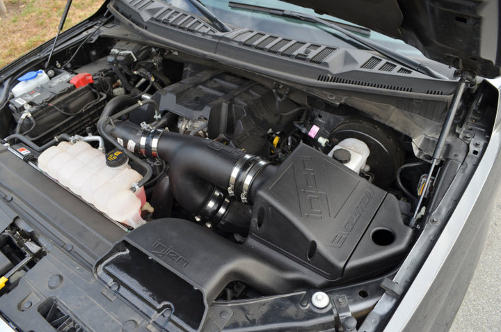 Injen 2015+ Ford F-150 2.7L/3.5L V6 EcoBoost Evolution Intake - Bull Strap