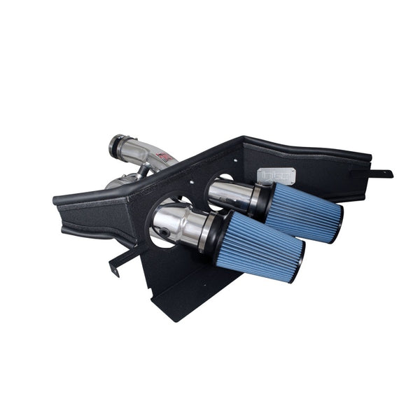 Injen 2015+ Ford F-150 V6 2.7L/3.5L EcoBoost Polished Short Ram Intake (Includes Heat Shield) - Bull Strap