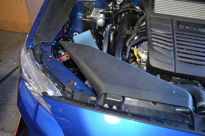 Injen 2015+ Subaru WRX 2.0L 4 Cyl (Turbo) Polished Short Ram Intake w/ MR Tech and Heat Shield - Bull Strap