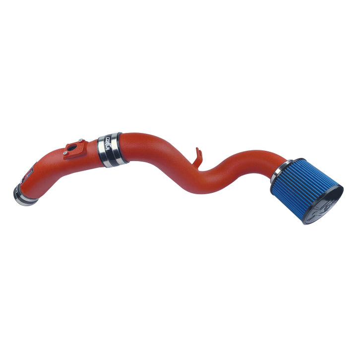 Injen 2016 Honda Civic 1.5L Turbo 4Cyl Wrinkle Red Cold Air Intake w/MR Tech (does not fit Si trim) - Bull Strap