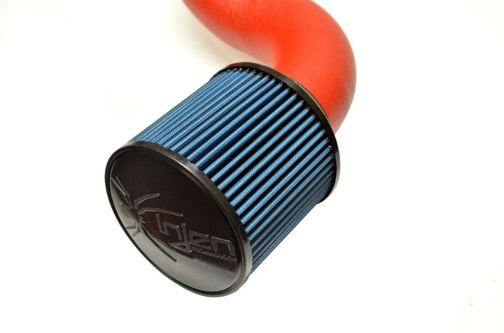 Injen 2017+ Honda Civic Si 1.5L Wrinkle Red Cold Air Intake - Bull Strap