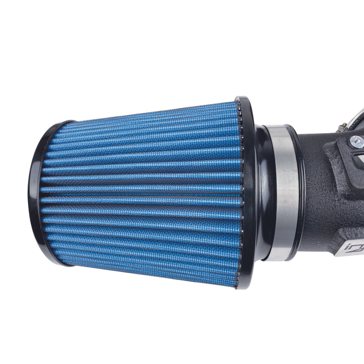 Injen 2020 BMW M340i SP Short Ram Air Intake System Wrinkle Black Finish - Bull Strap
