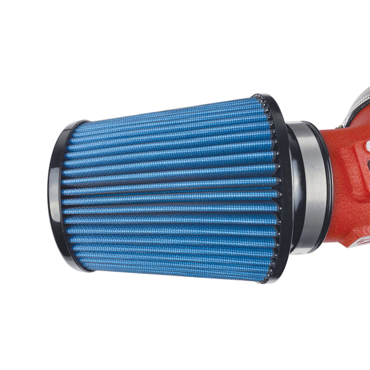 Injen 2020 Toyota Supra L6-3.0L Turbo (A90) SP Cold Air Intake System - Wrinkle Red - Bull Strap