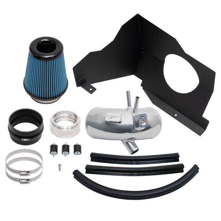 Injen 2022+ Kia Stinger 2.5L Turbo Polished SP Short Ram Cold Air Intake System - Bull Strap