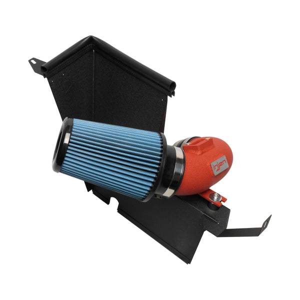 Injen 21-22 Toyota Supra 2.0L 4 Cyl. SP Short Ram Air Intake System - Wrinkle Red - Bull Strap