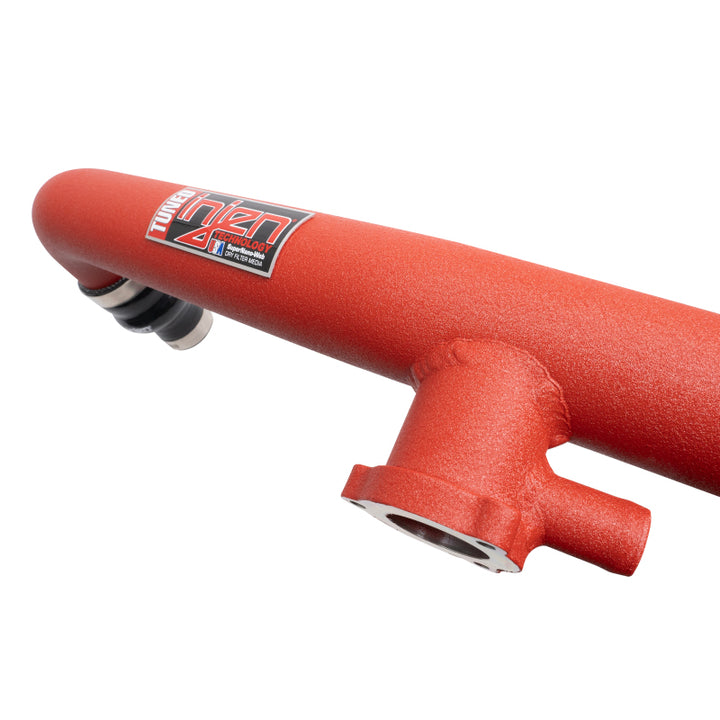 Injen 21-23 Ford Bronco 2.7L V6 (TT) EcoBoost SES Intercooler Pipes - Wrinkle Red - Bull Strap