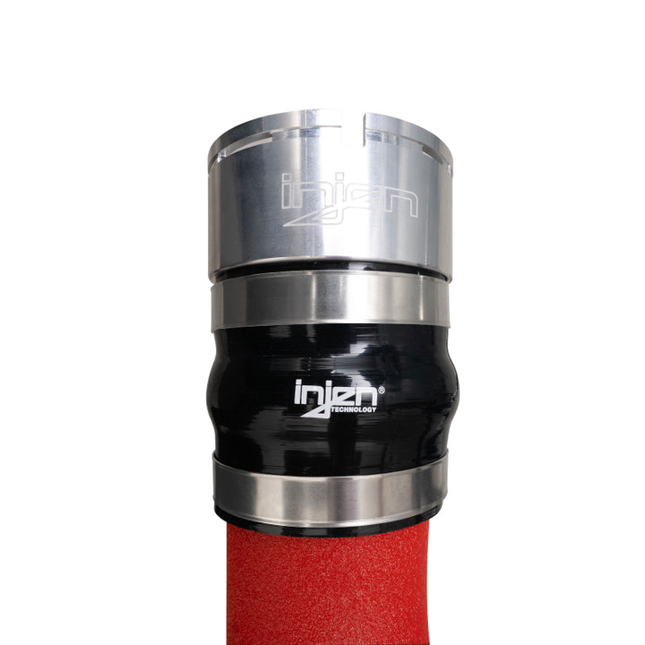 Injen 21-23 Ford Bronco 2.7L V6 (TT) EcoBoost SES Intercooler Pipes - Wrinkle Red - Bull Strap