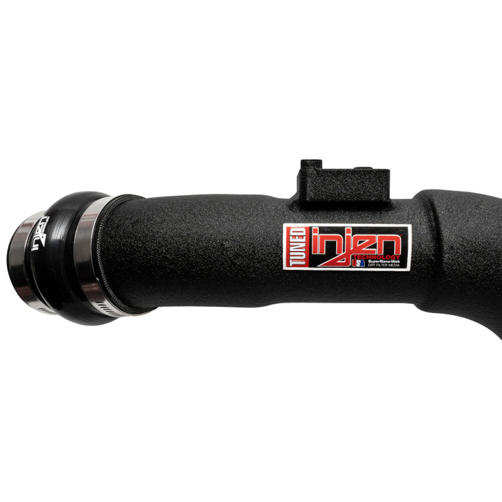 Injen 22-23 Honda Civic/Civic Si 1.5L 4 Cyl. Wrinkle Black Cold Air Intake - Bull Strap