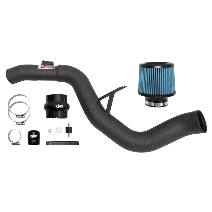 Injen 22-23 Honda Civic/Civic Si 1.5L 4 Cyl. Wrinkle Black Cold Air Intake - Bull Strap