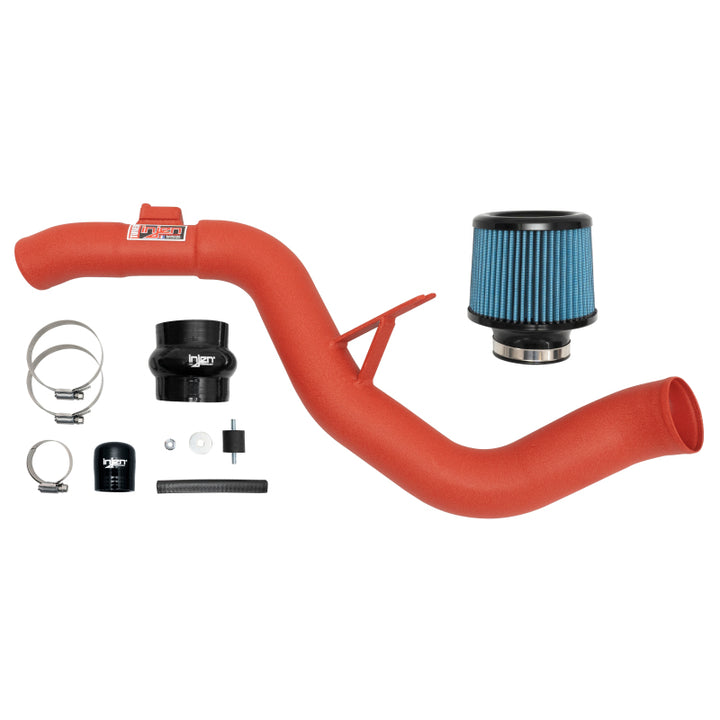 Injen 22-23 Honda Civic Si L4 1.5L Turbo SP Short Ram Intake - Wrinkle Red - Bull Strap