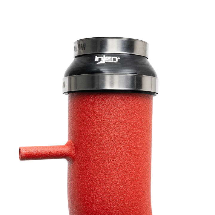 Injen 22-23 Hyundai Elantra N L4-2.0L Turbo Cold Air Intake Wrinkle Red - Bull Strap