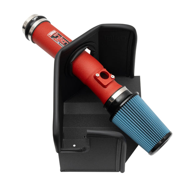 Injen 23-25 Toyota GR Corolla L3-1.6L Turbo Wrinkle Red Short Ram Cold Air Intake - Bull Strap