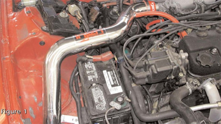 Injen 88-91 Honda Civic Ex/Si/CRX Si Black Cold Air Intake *SPECIAL ORDER* - Bull Strap