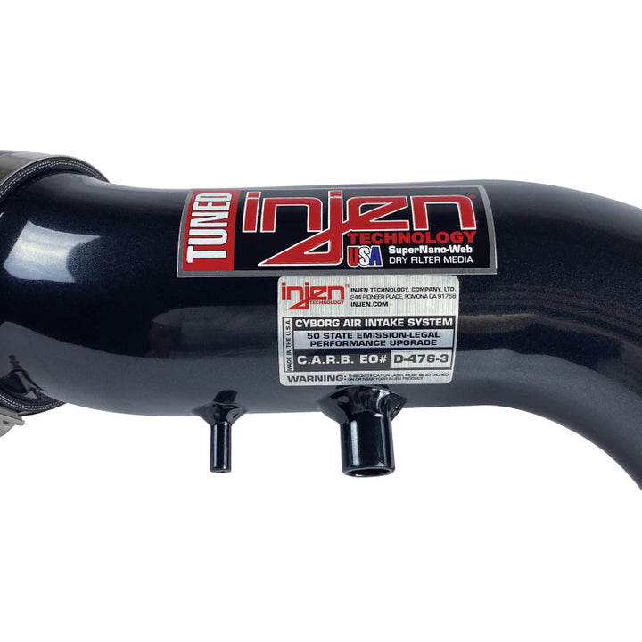 Injen 92-95 Lexus SC400 V6 4.0L Black IS Short Ram Cold Air Intake - Bull Strap