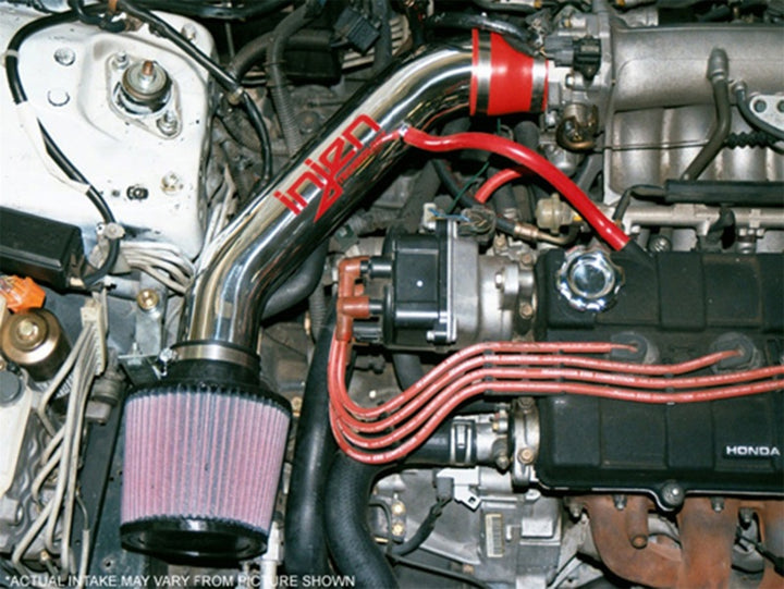 Injen 94-01 Acura Integra LS/RS L4 1.8L Black IS Short Ram Cold Air Intake - Bull Strap