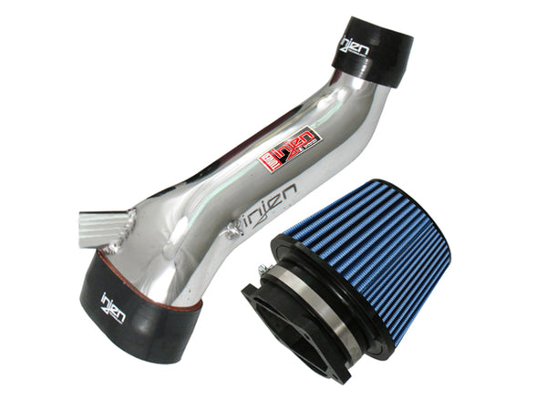 Injen 95-99 Eclipse Turbo Must Use Stock Blow Off Valve Polished Short Ram Intake - Bull Strap