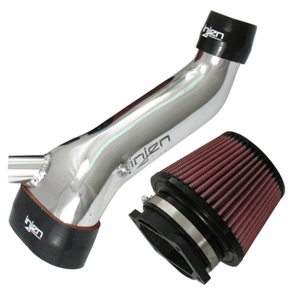 Injen 95-99 Mitsubishi Eclipse L4 2.0L Turbo Black IS Short Ram Cold Air Intake - Bull Strap