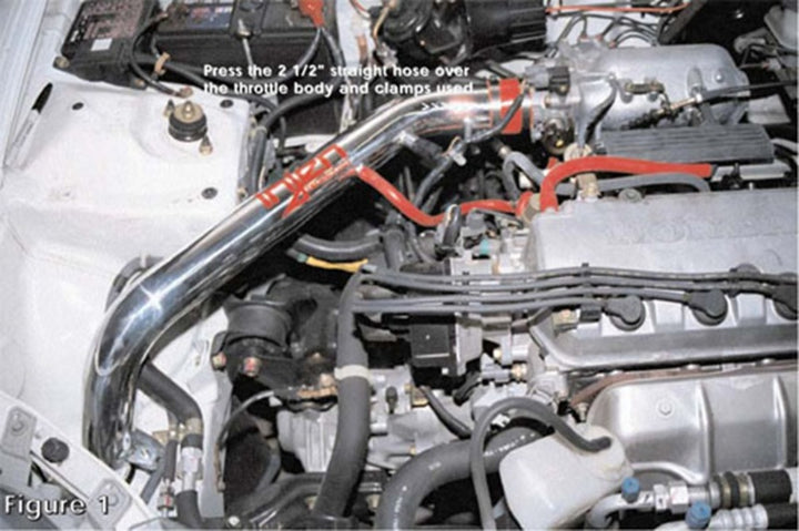 Injen 96-98 Civic Ex Hx EL (Canada) Black Cold Air Intake *Special Order* - Bull Strap
