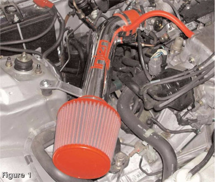 Injen 96-98 Civic Ex Hx EL(Canada) Polished Short Ram Intake - Bull Strap