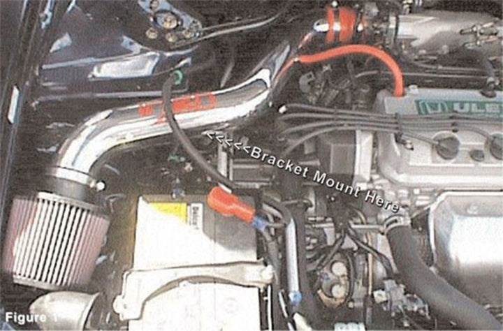 Injen 98-02 Accord 4 Cyl. Polished Short Ram Intake - Bull Strap