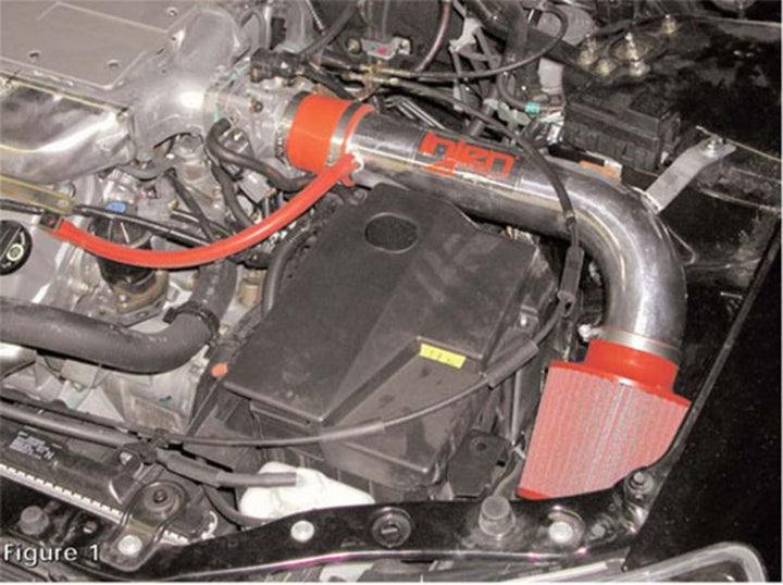 Injen 98-02 Honda Accord V6 3.0L/ 02-03 Acura TL V6 3.2L Black IS Short Ram Cold Air Intake - Bull Strap