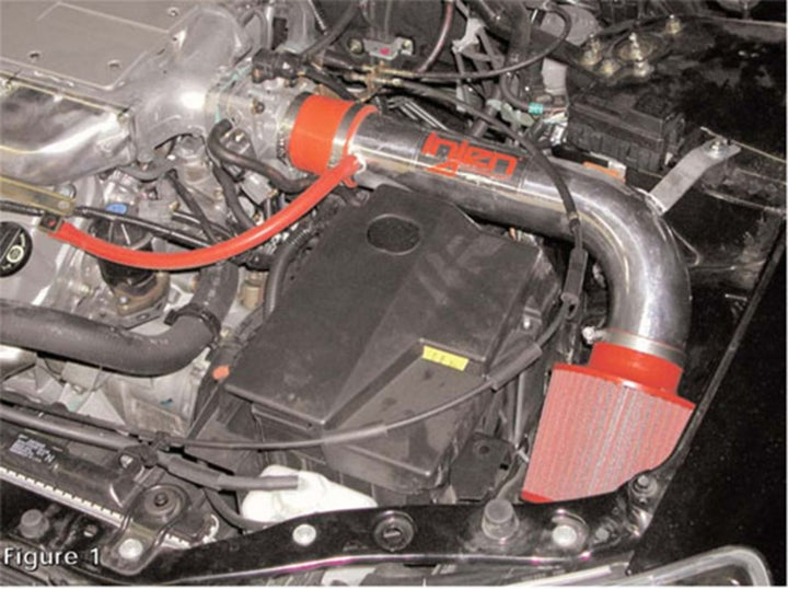 Injen 98-02 Honda Accord V6 3.0L/ 02-03 Acura TL V6 3.2L Black IS Short Ram Cold Air Intake - Bull Strap