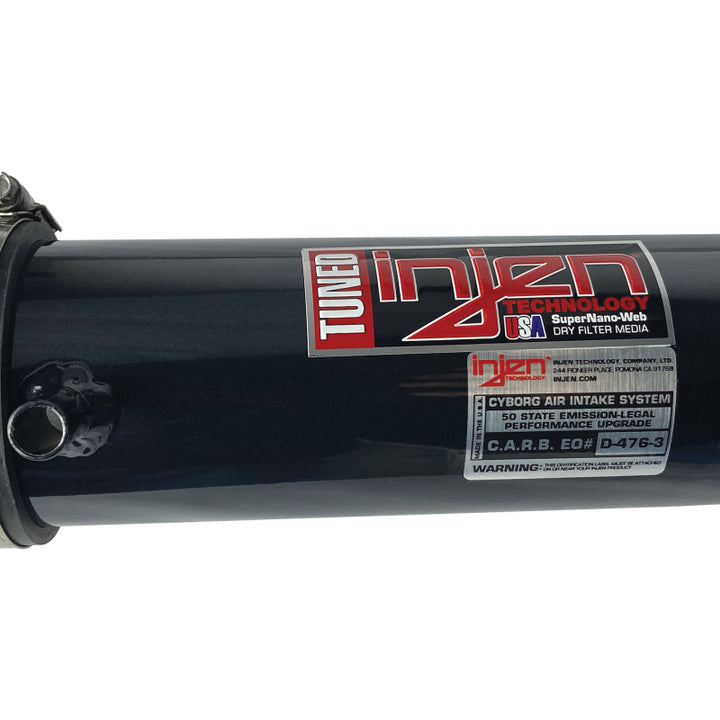 Injen 98-02 Honda Accord V6 3.0L/ 02-03 Acura TL V6 3.2L Black IS Short Ram Cold Air Intake - Bull Strap