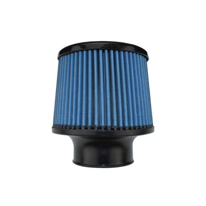 Injen AMSOIL Ea Nanofiber Dry Air Filter - 3.00 Filter 6 Base / 5 Tall / 5 Top - Bull Strap