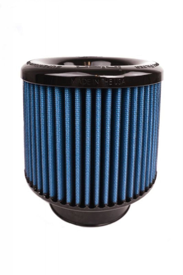 Injen AMSOIL Ea Nanofiber Dry Air Filter - 3.50 Filter 6 Base / 5 Tall / 5 Top - Bull Strap