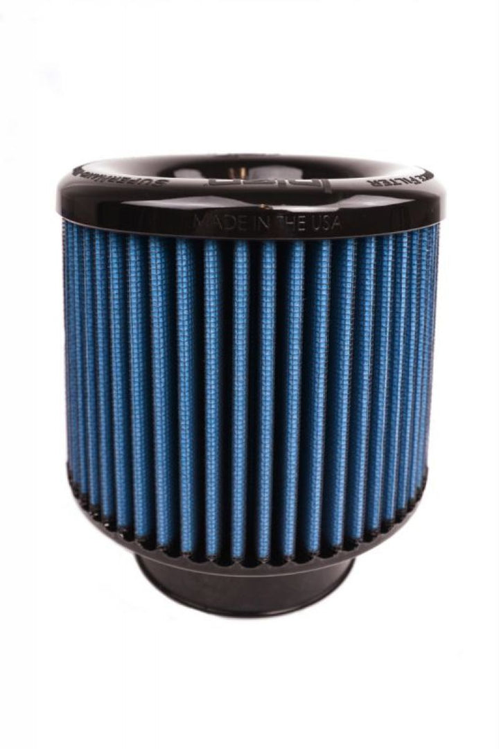 Injen AMSOIL Ea Nanofiber Dry Air Filter - 3.50 Filter 6 Base / 5 Tall / 5 Top - Bull Strap
