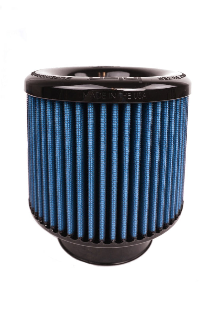 Injen AMSOIL Ea Nanofiber Dry Air Filter - 3.50 Filter 6 Base / 5 Tall / 5 Top - Bull Strap