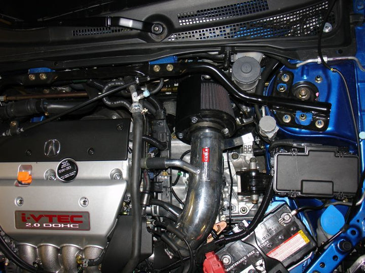 Injen Aluminum Air Filter Heat Shield Universal Fits 3.50 Black - Bull Strap