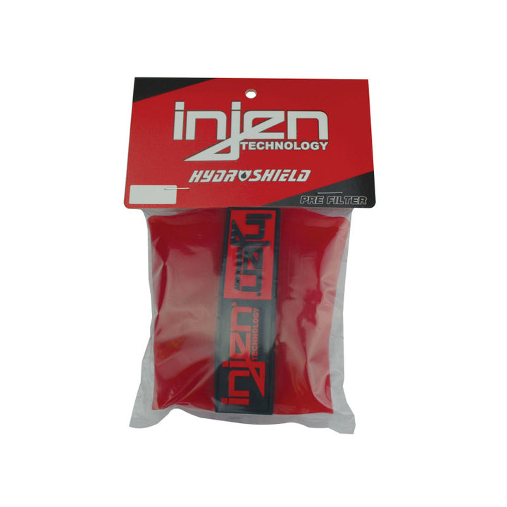 Injen Red Hydroshield 6in B x 5in H x 5in T fits X-1012 X-1013 X-1014 X-1056 - Bull Strap