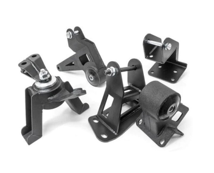 Innovative 00-05 Toyota MR2 Spyder K-Series Black Steel Mounts 75A Bushings - Bull Strap