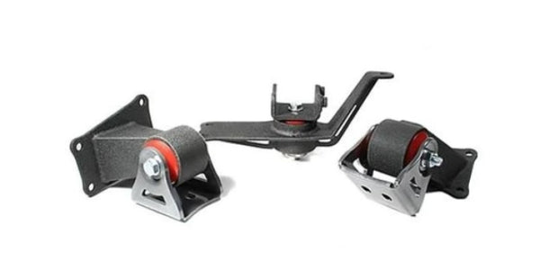 Innovative 00-09 Honda S2000 F-Series Black Steel Mounts 85A Bushings - Bull Strap