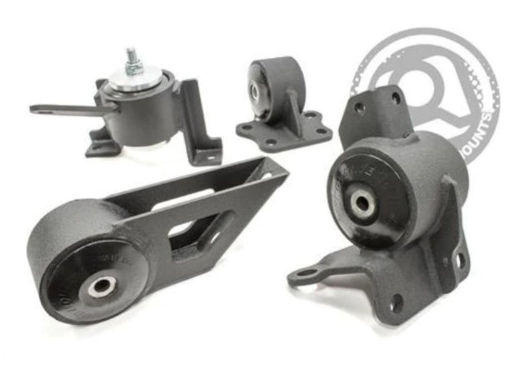 Innovative 05-12 Lotus ELISE/EXIGE 2ZZ Black Steel Mounts 75A Bushings - Bull Strap