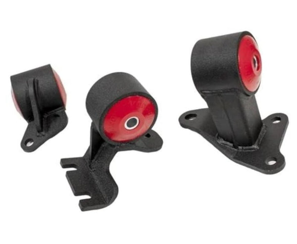 Innovative 88-91 Civic B-Series Black Steel Mounts 60A Bushings (RHD Only Cable) - Bull Strap