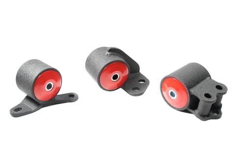 Innovative 96-00 Civic B-Series Black Steel Hydro to Cable Trans Conversion Bracket and Actuator - Bull Strap