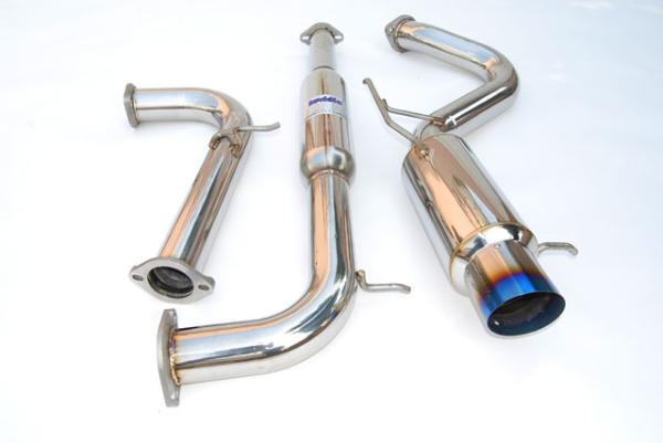 Invidia 00+ Mitsubishi Eclipse N1 Titanium Tip Cat-back Exhaust - Bull Strap