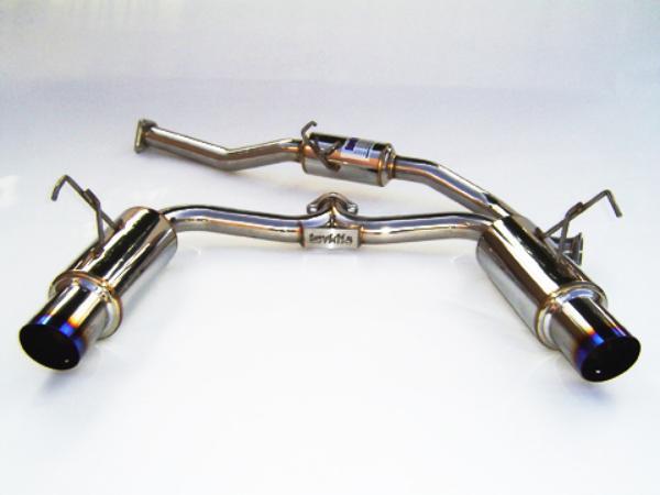 Invidia 00+ S2000 70mm Dual Titanium Tip Cat-back Exhaust - Bull Strap