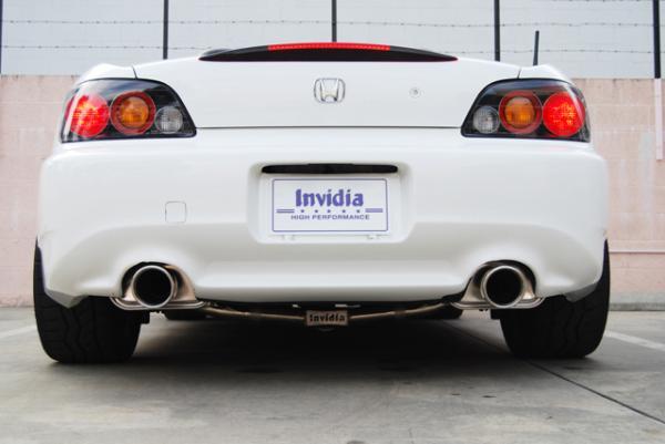 Invidia 00+ S2000 Q300 Dual Tip Cat-back - Bull Strap
