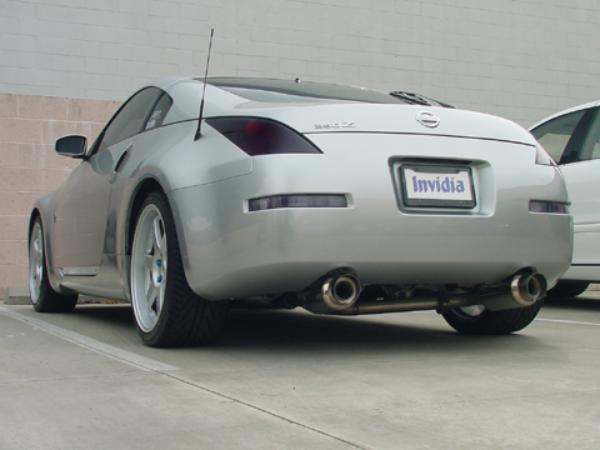Invidia 02-06 Nissan 350z 60mm REGULAR N1 Y-Pipe Back Exhaust System - Bull Strap