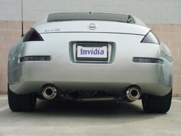 Invidia 02-06 Nissan 350z 60mm REGULAR N1 Y-Pipe Back Exhaust System - Bull Strap