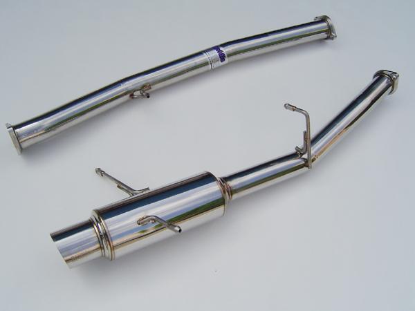 Invidia 02-07 WRX/STi 76mm N1 RACING Stainless Steel Tip Cat-back Exhaust - Bull Strap