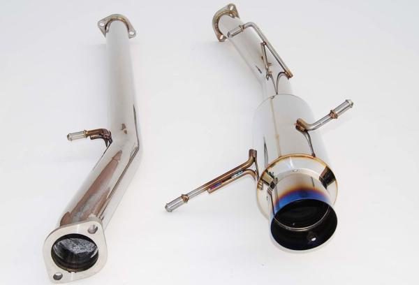 Invidia 02-07 WRX/STi 76mm N1 RACING Titanium Tip Cat-back Exhaust - Bull Strap