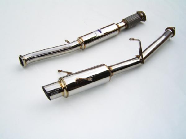 Invidia 02-07 WRX/STi 76mm N1 REGULAR Stainless Steel Tip Cat-back Exhaust - Bull Strap