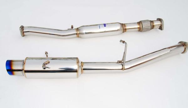 Invidia 02-07 WRX/STi 76mm N1 REGULAR Titanium Tip Cat-back Exhaust - Bull Strap